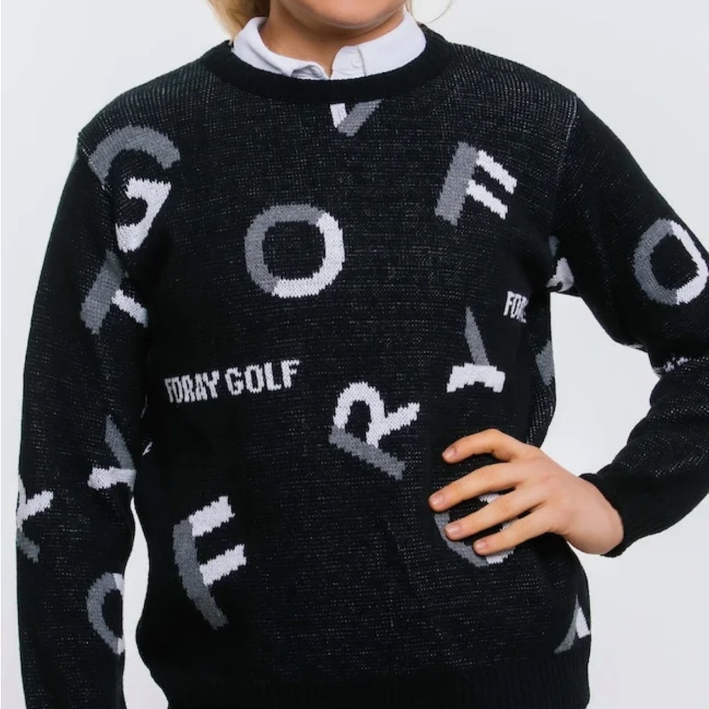 Foray Golf Core Tossed Logo Sweater